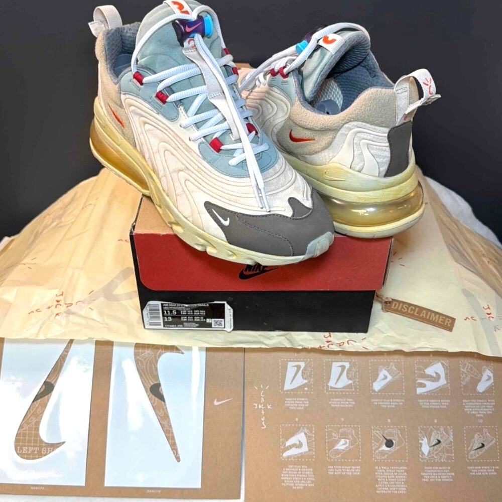 Travis Scott x Nike Air Max 270 React ENG “Cactus Trails” – CT2864-200 | 11.5M